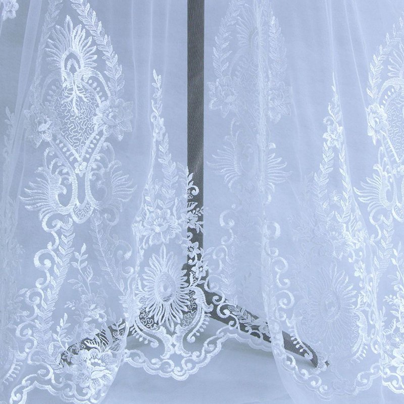 Dress Single Edge White Polyester Sequin Fabric for Women's Wear Whole 10